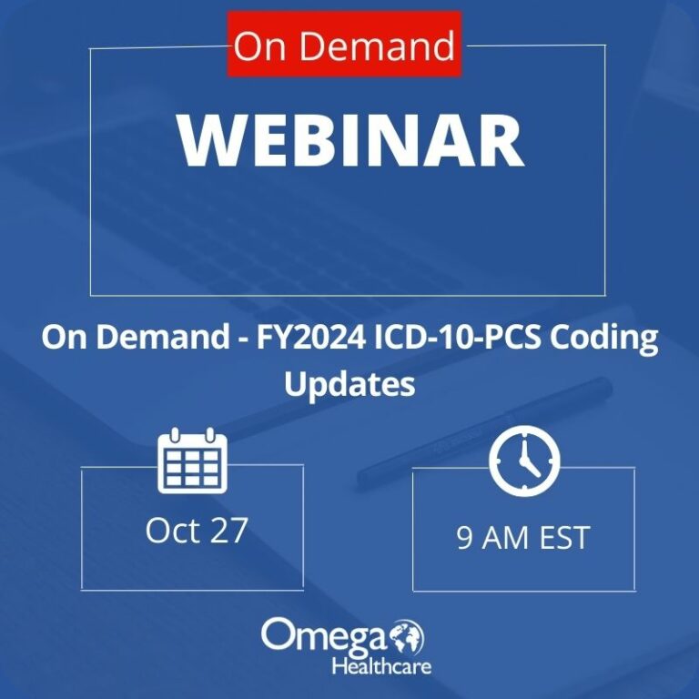 On Demand FY2024 ICD 10 PCS Coding Updates Omega Healthcare   FY2024 ICD 10 PCS Coding Updates On Demand 768x768 